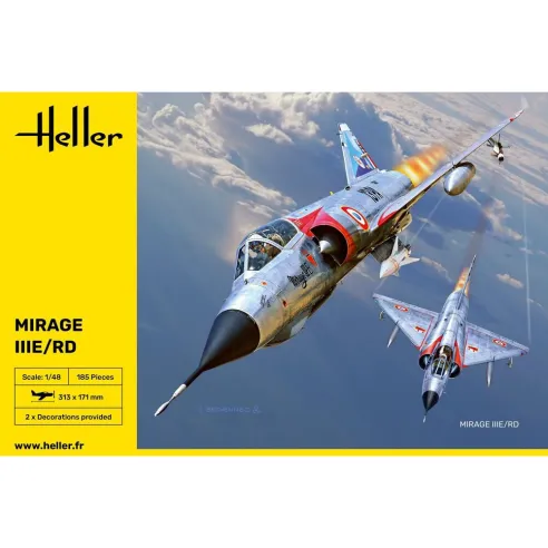 Maquette avion Mirage Iiie/Rd 1:48 - Heller 30422
