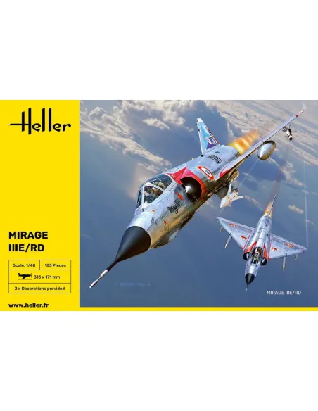 Maquette avion Mirage Iiie/Rd 1:48 - Heller 30422