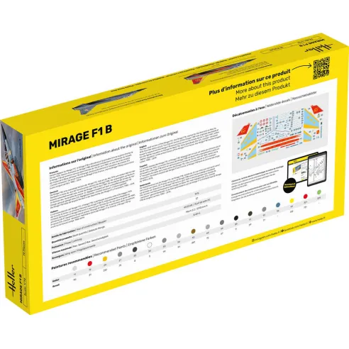 Maquette avion Mirage F1 1:72 - Heller 30319
