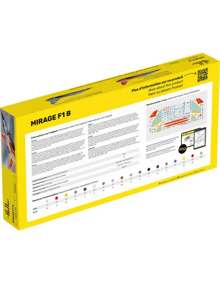 Maquette avion Mirage F1 1:72 - Heller 30319