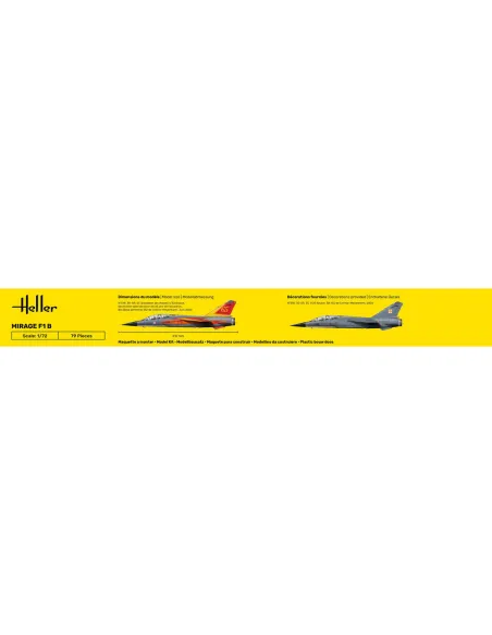 Maquette avion Mirage F1 1:72 - Heller 30319