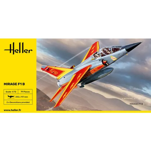 Maquette avion Mirage F1 1:72 - Heller 30319