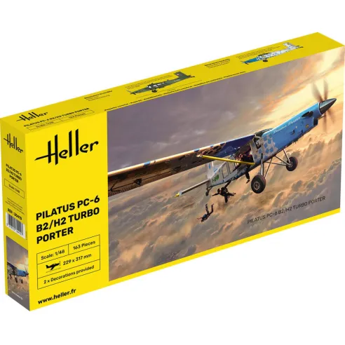 Maquette d'avion Pilatus Pc-6 B2/H2 Turbo Porter 1:48 - Heller 30410