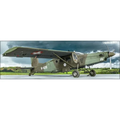 Maquette d'avion Pilatus Pc-6 B2/H2 Turbo Porter 1:48 - Heller 30410