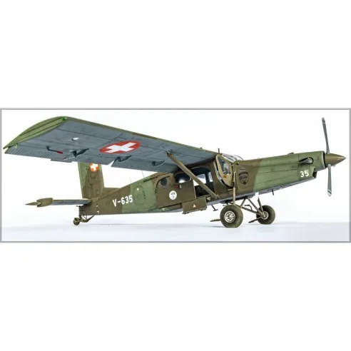 Maquette d'avion Pilatus Pc-6 B2/H2 Turbo Porter 1:48 - Heller 30410