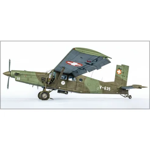 Maquette d'avion Pilatus Pc-6 B2/H2 Turbo Porter 1:48 - Heller 30410