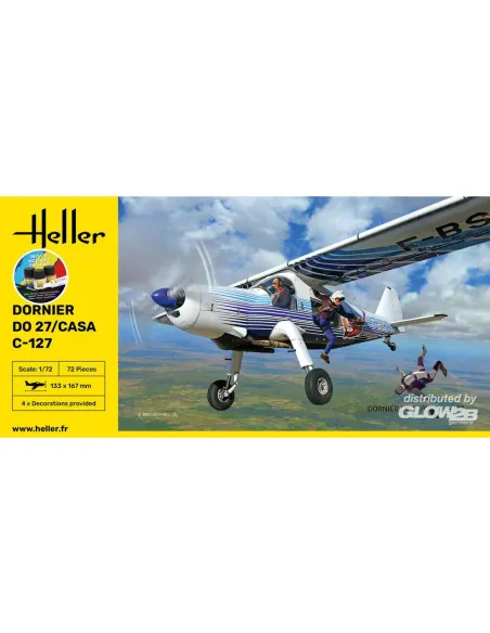 Maquette avion DO27/Casa C 1:72 - Starter Kit - Heller 35304
