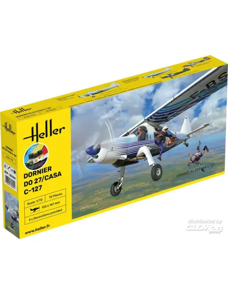 Maquette avion DO27/Casa C 1:72 - Starter Kit - Heller 35304