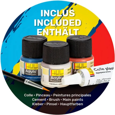 Maquette avion DO27/Casa C 1:72 - Starter Kit - Heller 35304