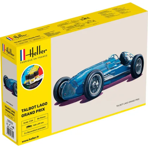 Maquette voiture Talbot Lago Grand Prix 1:24 - Starter Kit - Heller 56721