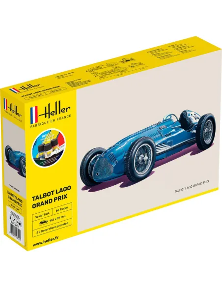 Maquette voiture Talbot Lago Grand Prix 1:24 - Starter Kit - Heller 56721