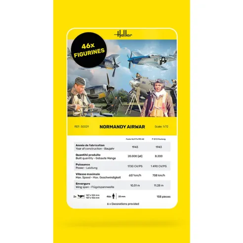 Maquettes Avions Normandy Airwar 1:72 - Heller 50329