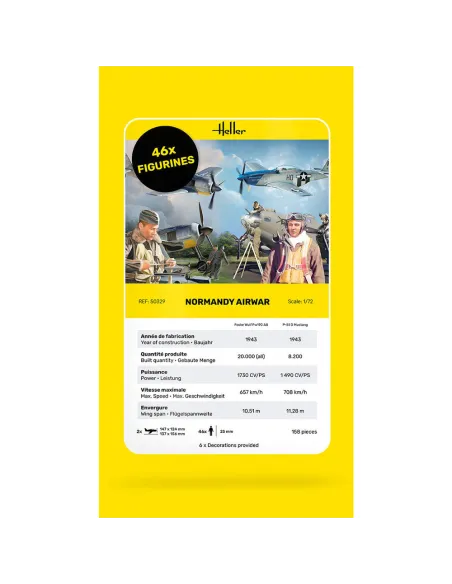 Maquettes Avions Normandy Airwar 1:72 - Heller 50329