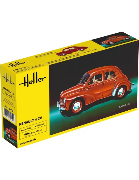 Maquette voiture Renault 4 Cv 1:43 - Heller 80174