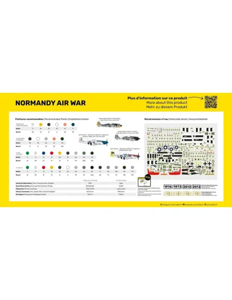 Maquettes Avions Normandy Airwar 1:72 - Heller 50329
