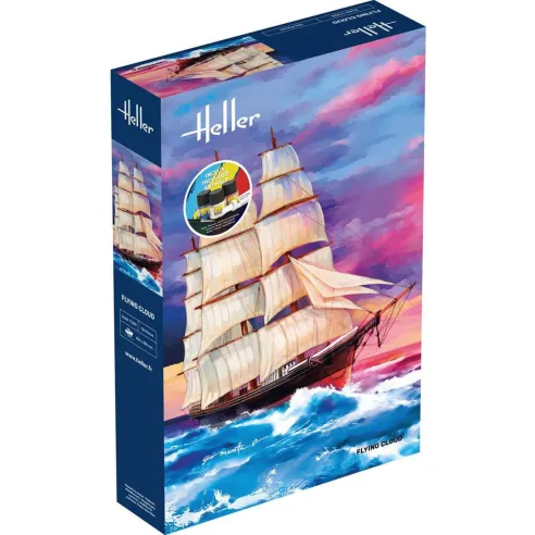 Maquette bateau Flying Cloud 1:200 - Starter Kit - Heller 56830