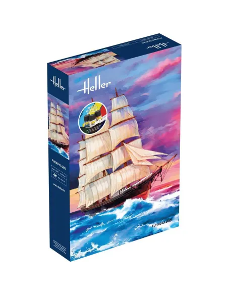 Maquette bateau Flying Cloud 1:200 - Starter Kit - Heller 56830 Maquette bateau Flying Cloud 1:200 - Starter Kit - Heller 56830