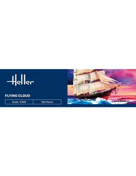 Maquette bateau Flying Cloud 1:200 - Starter Kit - Heller 56830 Maquette bateau Flying Cloud 1:200 - Starter Kit - Heller 56830