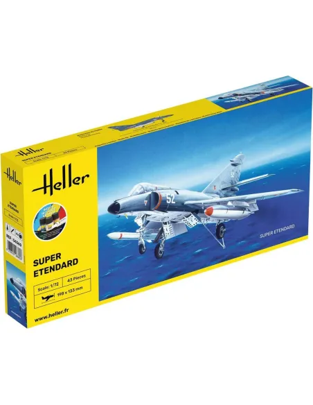 Maquette avion Super Etendard 1:72 - Starter Kit - Heller 56360