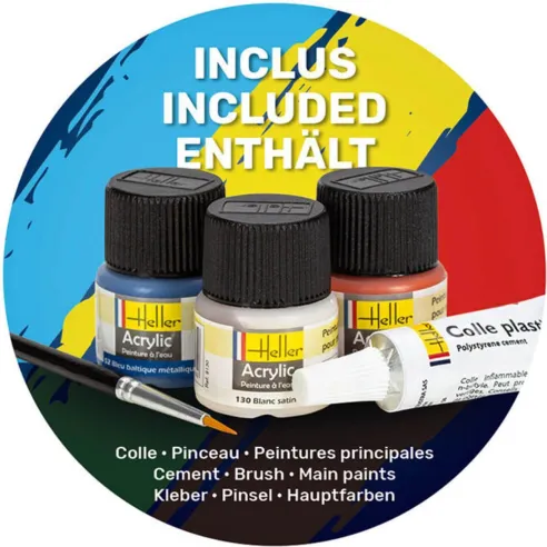 Maquette avion Super Etendard 1:72 - Starter Kit - Heller 56360