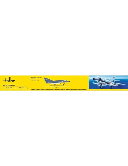 Maquette avion Super Etendard 1:72 - Starter Kit - Heller 56360