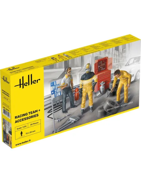 Figurines sport automobile Racing Team 1:24 - Heller 82750