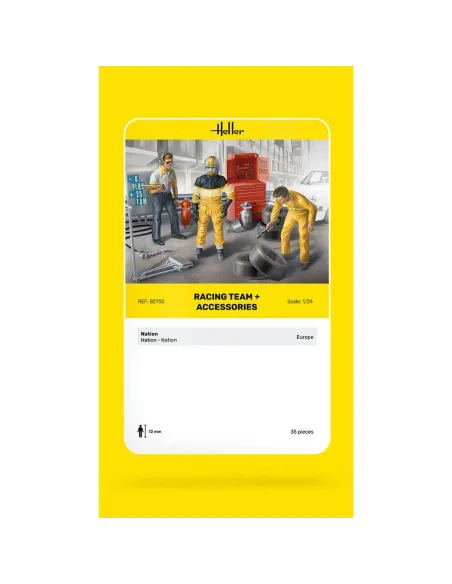 Figurines sport automobile Racing Team 1:24 - Heller 82750