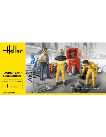 Figurines sport automobile Racing Team 1:24 - Heller 82750