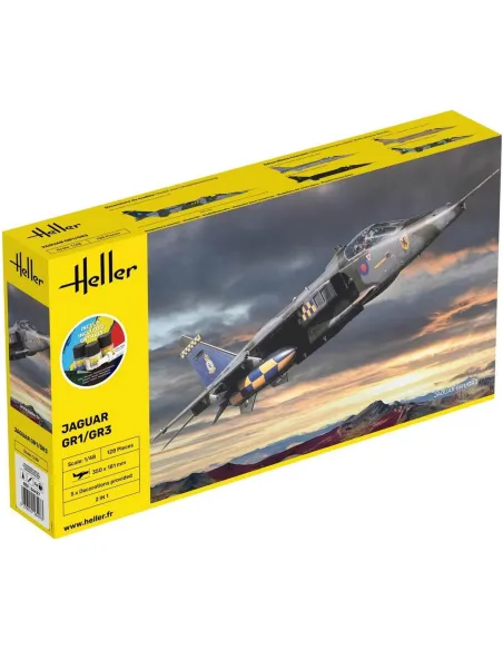 Maquette avion Jaguar GR1/GR3 1:48 - Starter Kit - Heller 56427