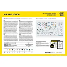 Maquette avion Mirage 2000 C 1:48 - Starter Kit - Heller 56426 2