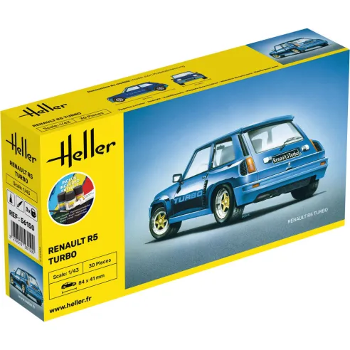 Maquette de voiture Renault R5 Turbo 1/43 - Starter Kit - Heller 56150