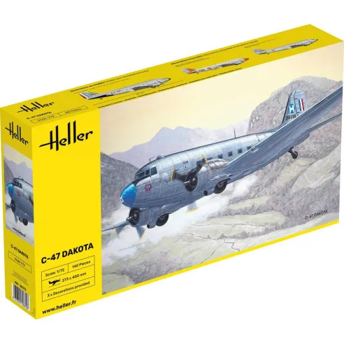 Maquette avion 47 Dakota 1:72 - Heller 30372