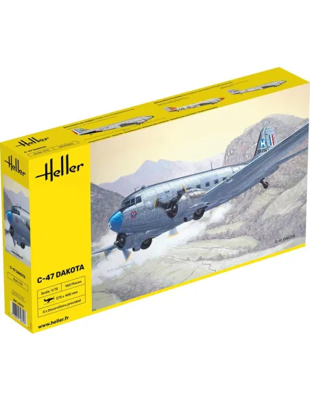 Maquette avion 47 Dakota 1:72 - Heller 30372