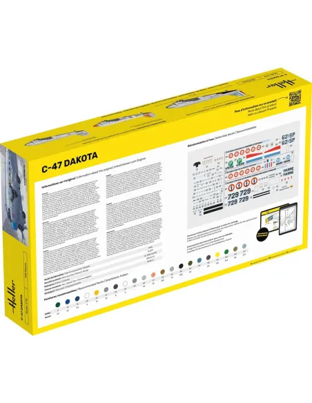 Maquette avion 47 Dakota 1:72 - Heller 30372