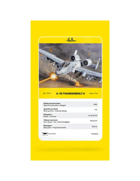 Maquette avion 10 Thunderbolt Ii 1:144 - Heller 79912