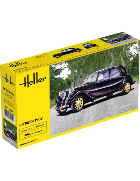 Maquette voiture Citroen 11 Cv 1:43 - Heller 80159