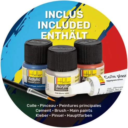 Maquette avion militaire A-10 Thunderbolt Ii 1:144 - Starter Kit - Heller 56912