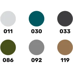 Peinture à maquette acrylique Colour Set Military Acrylic 6 x 12 ml + Brush - Heller 9400 2