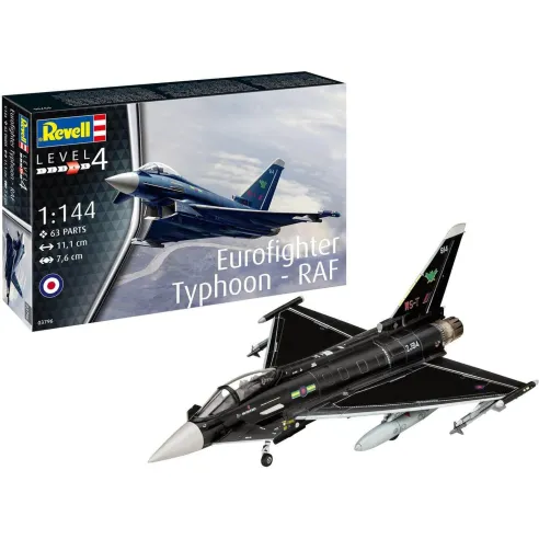 Maquette avion : Eurofighter Typhoon - Raf in 1:144 - Revell 03796