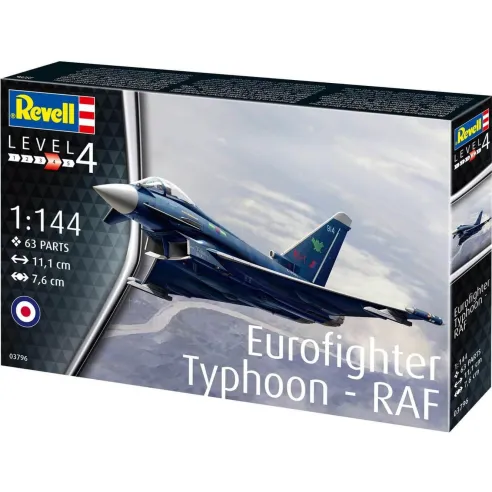 Maquette avion : Eurofighter Typhoon - Raf in 1:144 - Revell 03796
