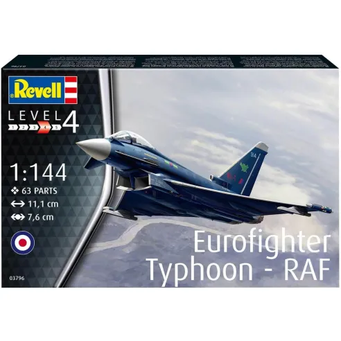 Maquette avion : Eurofighter Typhoon - Raf in 1:144 - Revell 03796