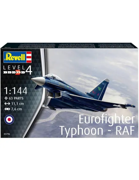Maquette avion : Eurofighter Typhoon - Raf in 1:144 - Revell 03796