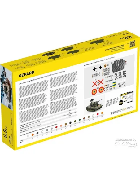 Maquette char Gepard 1:35 - Starter Kit - Heller 57127