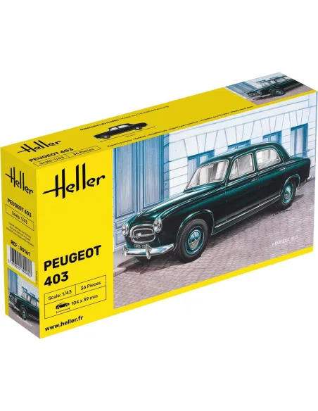 Maquette voiture Peugeot 403 1:43 - Heller 80161