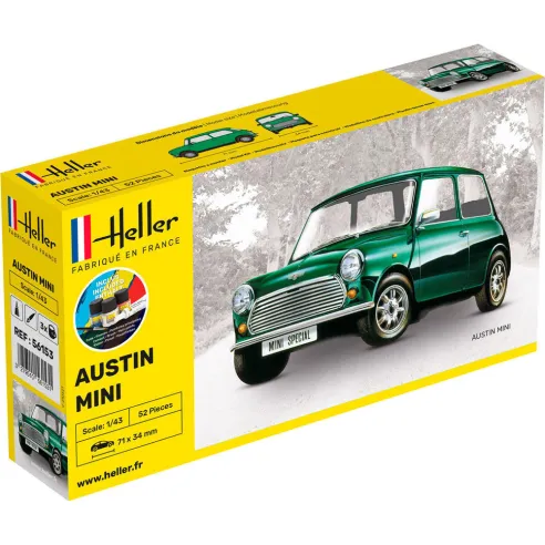 Maquette voiture Mini 1:43 - Starter Kit - Heller 56153