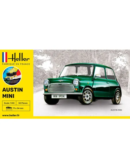 Maquette voiture Mini 1:43 - Starter Kit - Heller 56153