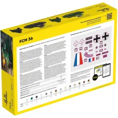 Maquette char FCM36 1:35 - Starter Kit - Heller 35322 2