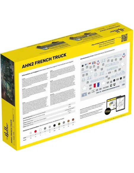 Maquette véhicule militaire AHN2 French Truck 1:35 - Starter Kit - Heller 35324