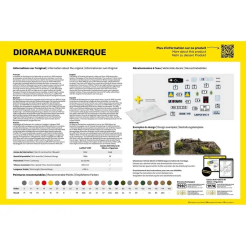 Maquette militaire Diorama Dunkerque 1:35 - Starter Kit - Heller 35326