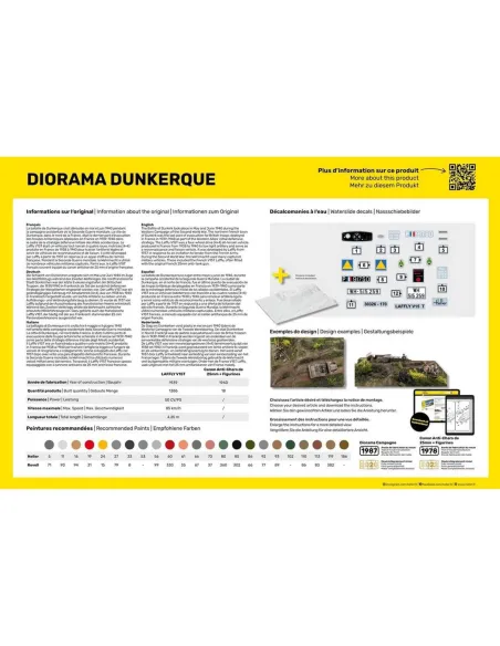 Maquette militaire Diorama Dunkerque 1:35 - Starter Kit - Heller 35326